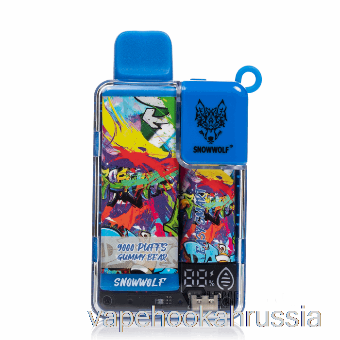 Vape Juice Snowwolf Easy Smart EA9000 Одноразовый мармеладный мишка